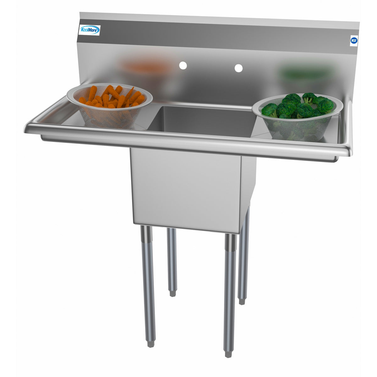 KoolMore SA141611-12B3 38-Inch One Compartment Sink