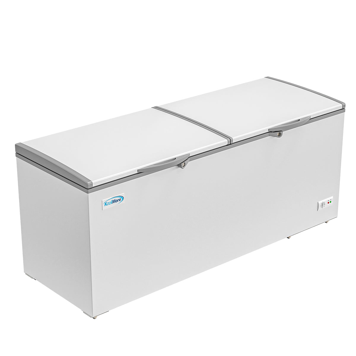 KoolMore SCF-24C 77-Inch Chest Freezer — 24 cu. ft., 2 Doors, White