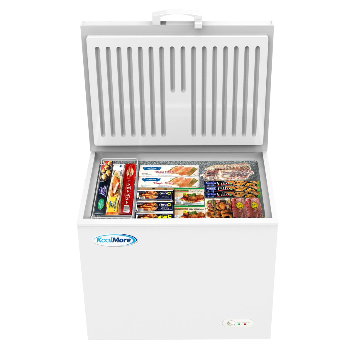 KoolMore SCF-9C 41-Inch Chest Freezer — 9.6 cu. ft., 1 Door, White