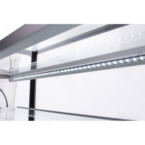 Marchia MBT72-ST 72" Straight Glass Refrigerated Bakery Display Case