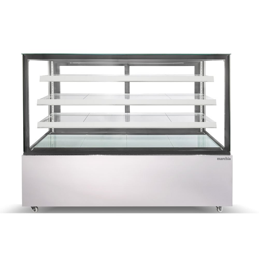 Marchia MBT72-ST 72" Straight Glass Refrigerated Bakery Display Case
