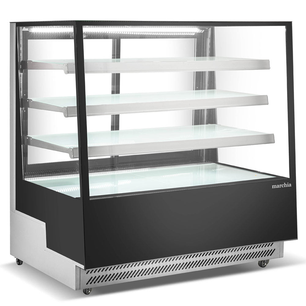 Marchia TMB60 60" Refrigerated Bakery Display Case Straight Glass