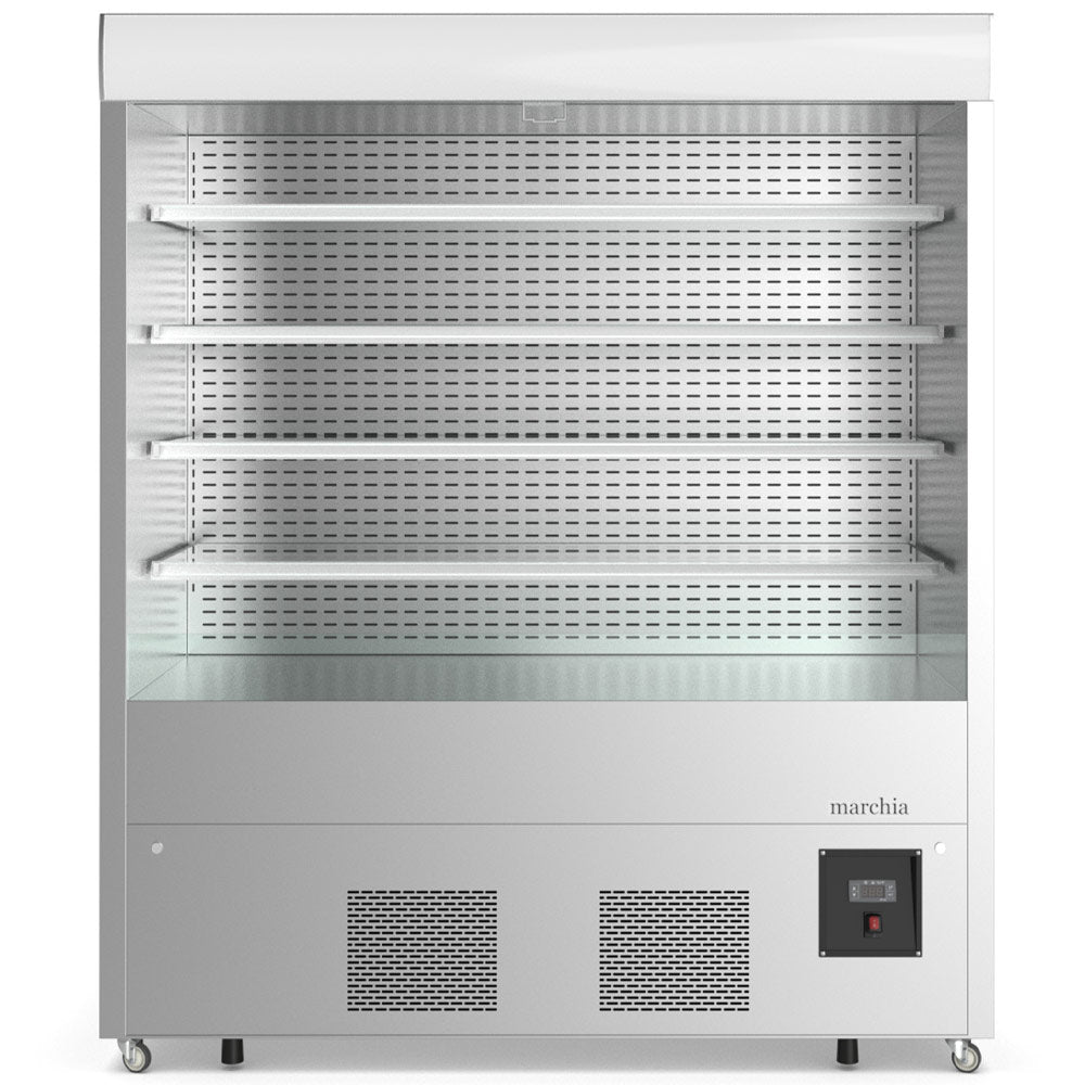 Marchia MDS72 72" Open Air Cooler Grab and Go Refrigerator, 220V