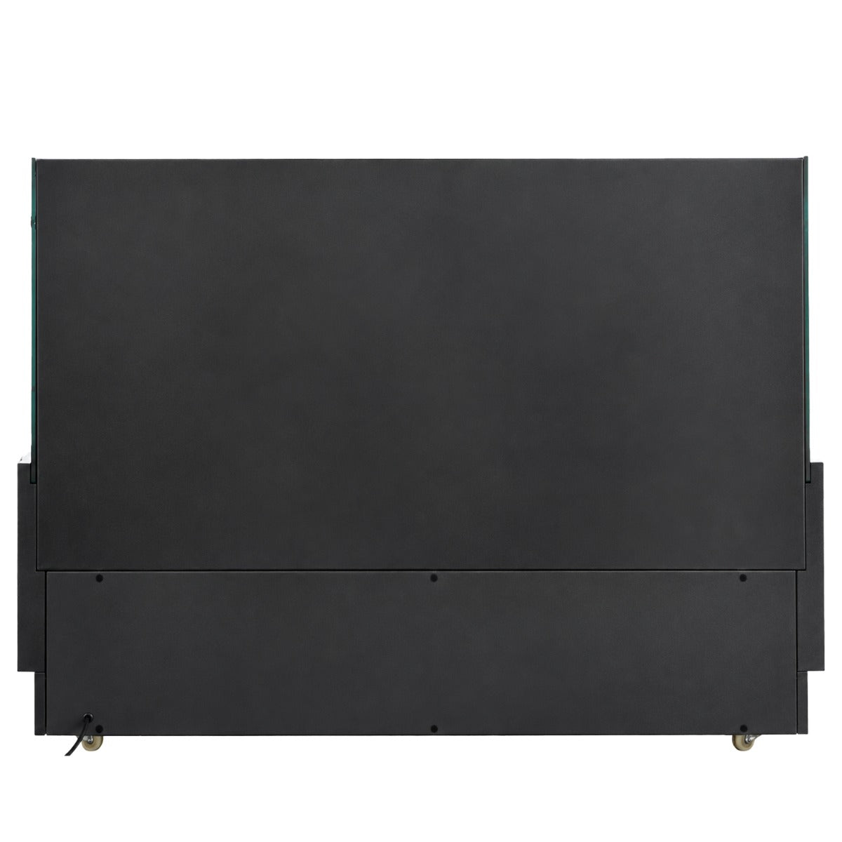 Marchia MHS1500-B 60" open heated grab and go display case, rear view