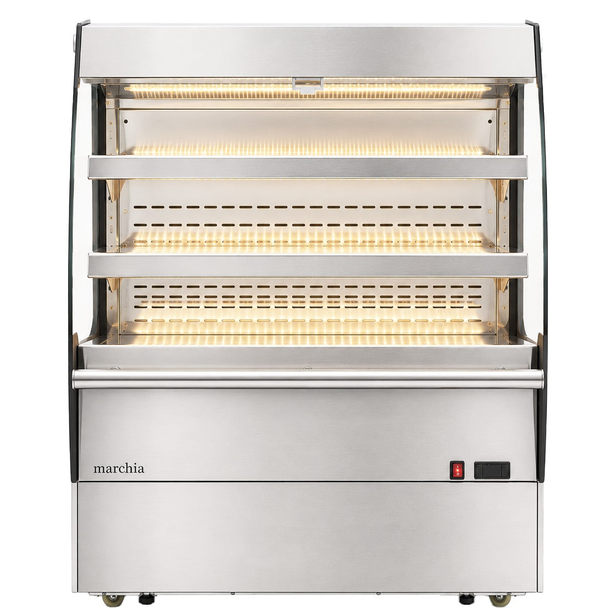 Marchia MHS200 40" Open Heated Display Warming Case Grab and Go