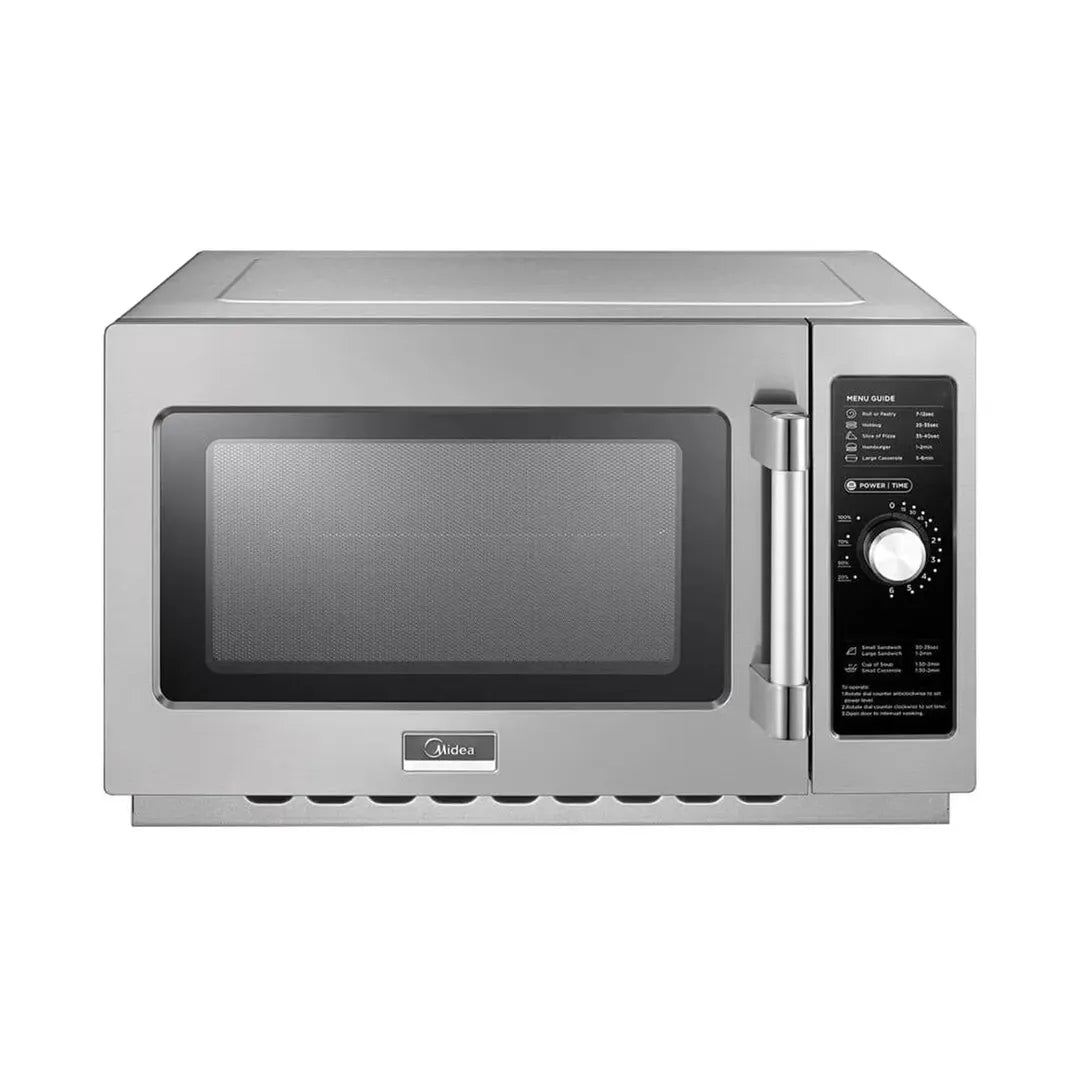 MIDEA 1034N0A 1.2 Cu. Ft. 1000W Dial Medium Duty Commercial Microwave