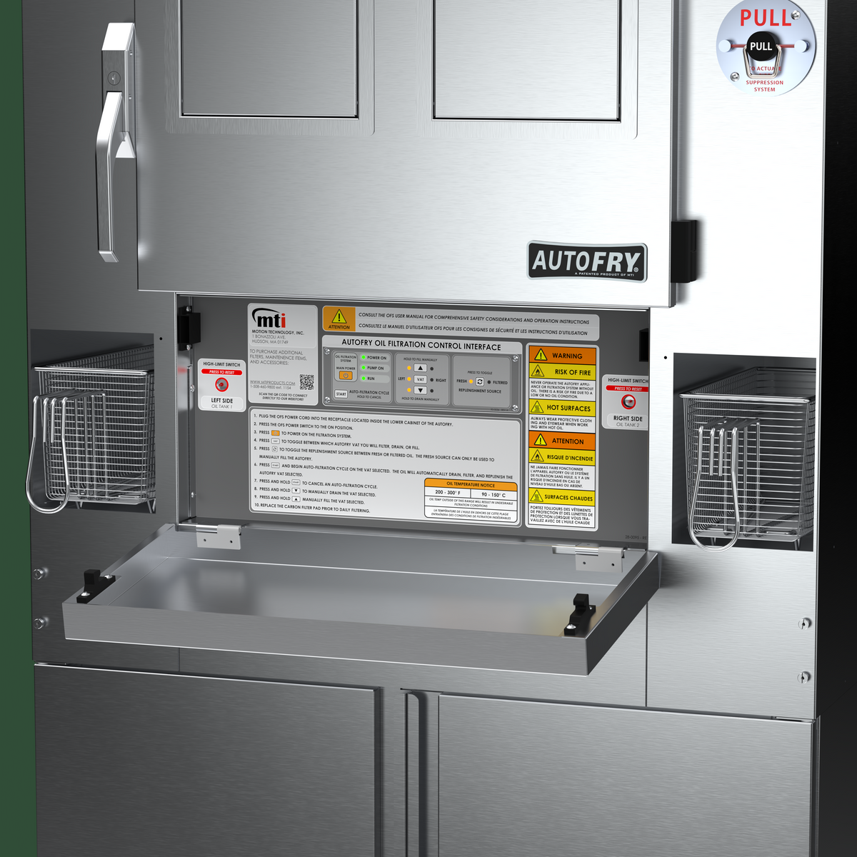 AutoFry AutoFry 40E PRO Ventless Fryer, Electric, Floor Model