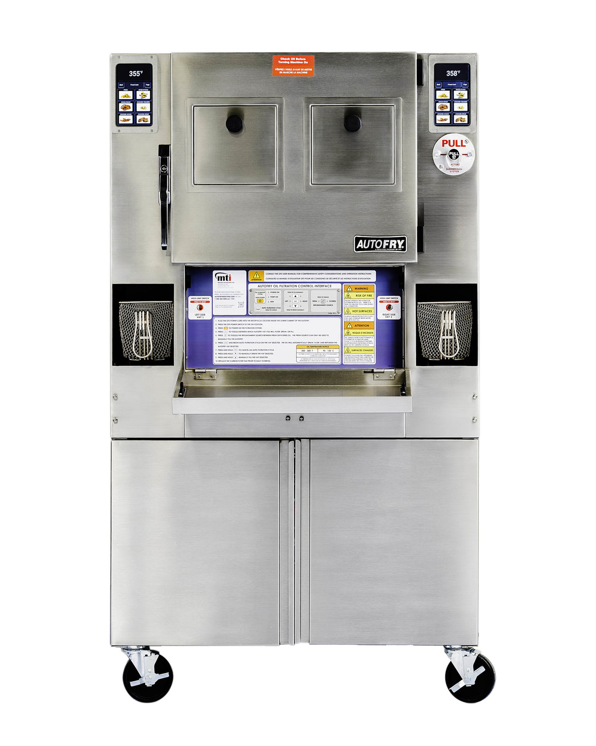 AutoFry AutoFry 40E PRO Ventless Fryer, Electric, Floor Model
