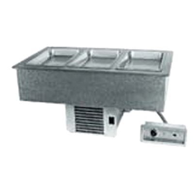 Delfield N8643P 43.5-Inch Drop-In Hot & Cold Food Well — 3-pan
