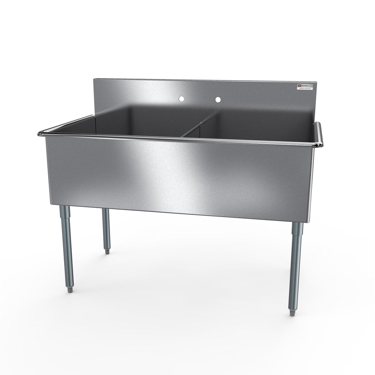 NBR Equipment 2BSG-1818 Budget Sink, Two-Compartment