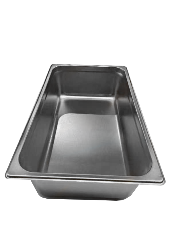 NBR Equipment HT-1P Water Pan, 21-1/4" x 13-1/2" x 6-1/4", Stainless, NSF, Open Wells Steam Table