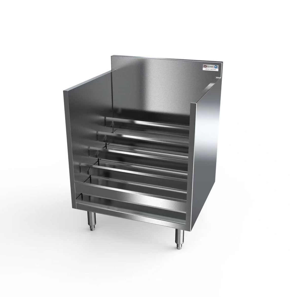 NBR Equipment LDC-3021 Underbar Liquor Bottle Display Unit, 35 Bottle Capacity