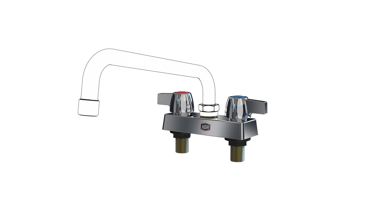 NBR Equipment P3D4 Deck Mount Faucet