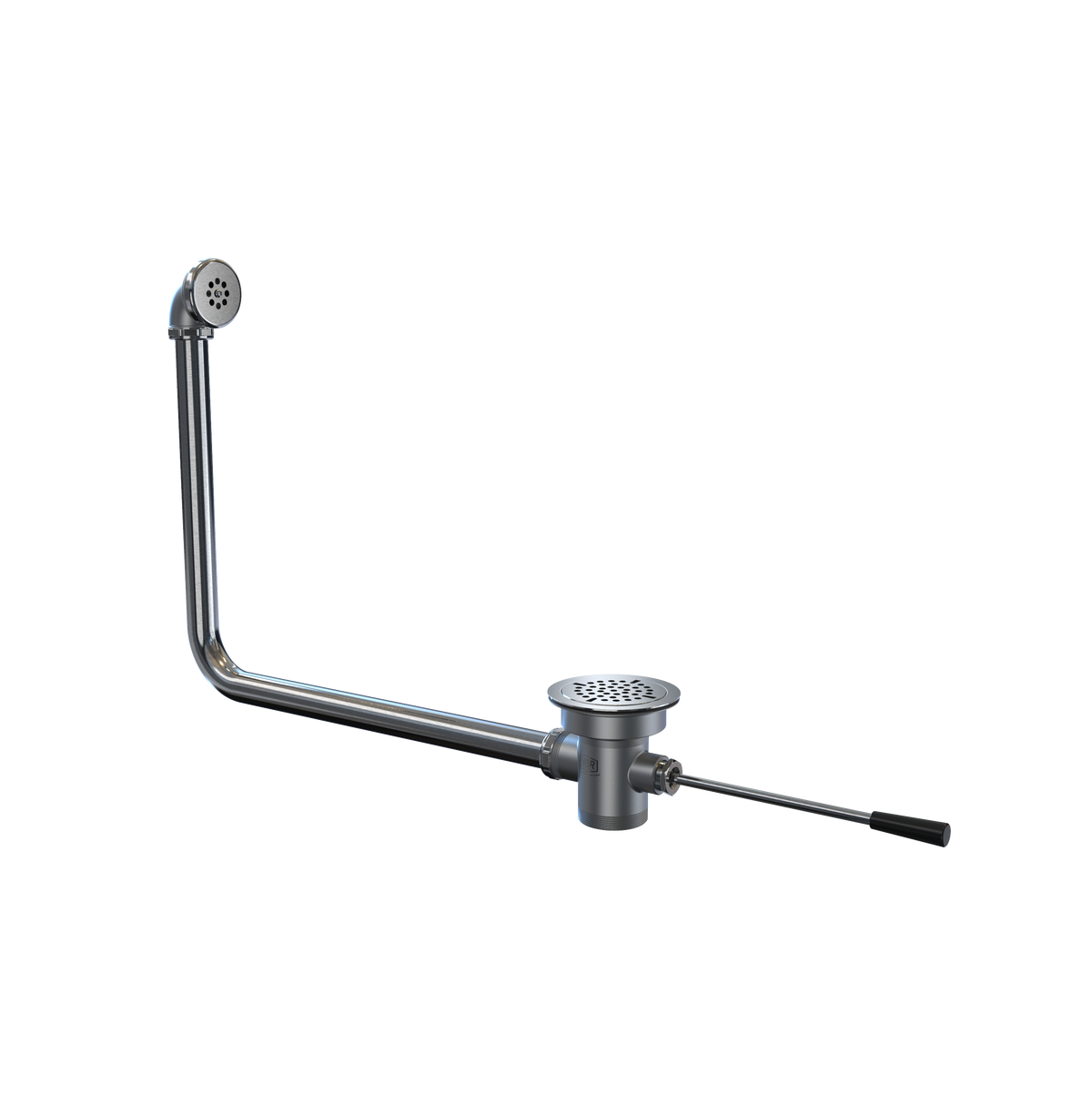 NBR Equipment P5LDF Lever Handle Waste Drain with Over Flow Head & Tube