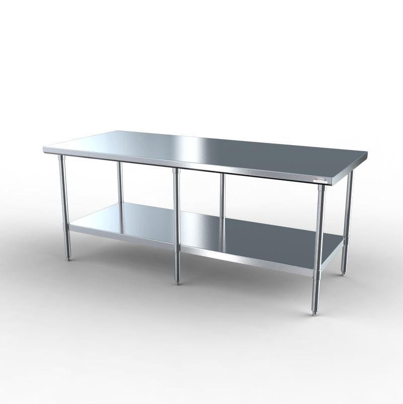 NBR Equipment TS4-8430 Stainless Steel Top 73" - 84" Work Table