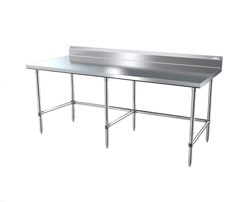 NBR Equipment TS4-8436R5-X Stainless Steel Top 73" - 84" Work Table