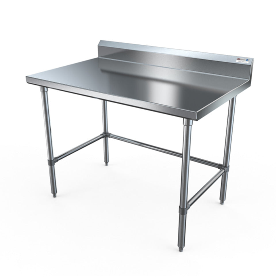 NBR Equipment TS6S-6024R5-X Stainless Steel Top 85" - 96" Work Table