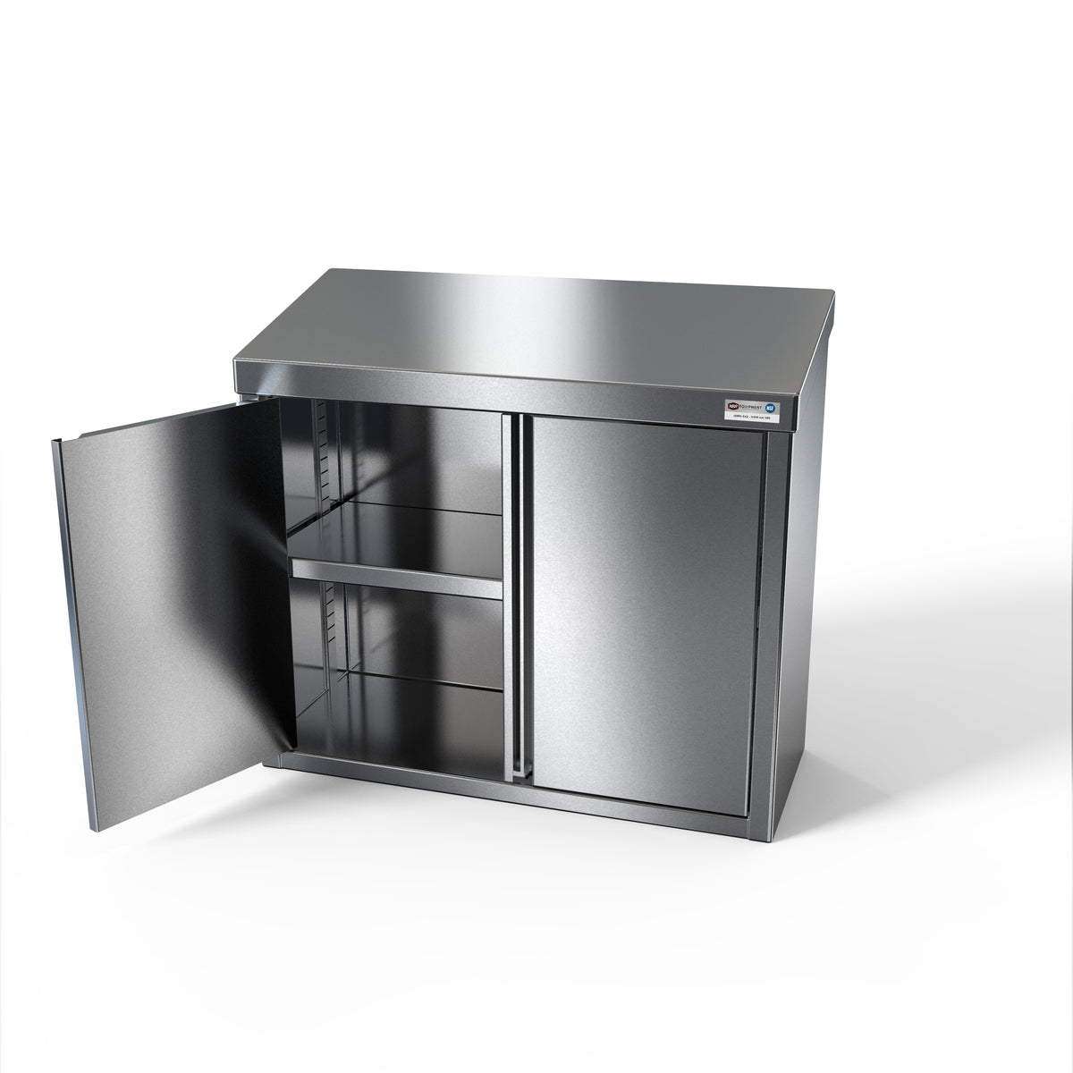 NBR Equipment WCH-1530 30" Stainless Steel Wall Mount Cabinet w/ Hinged Doors