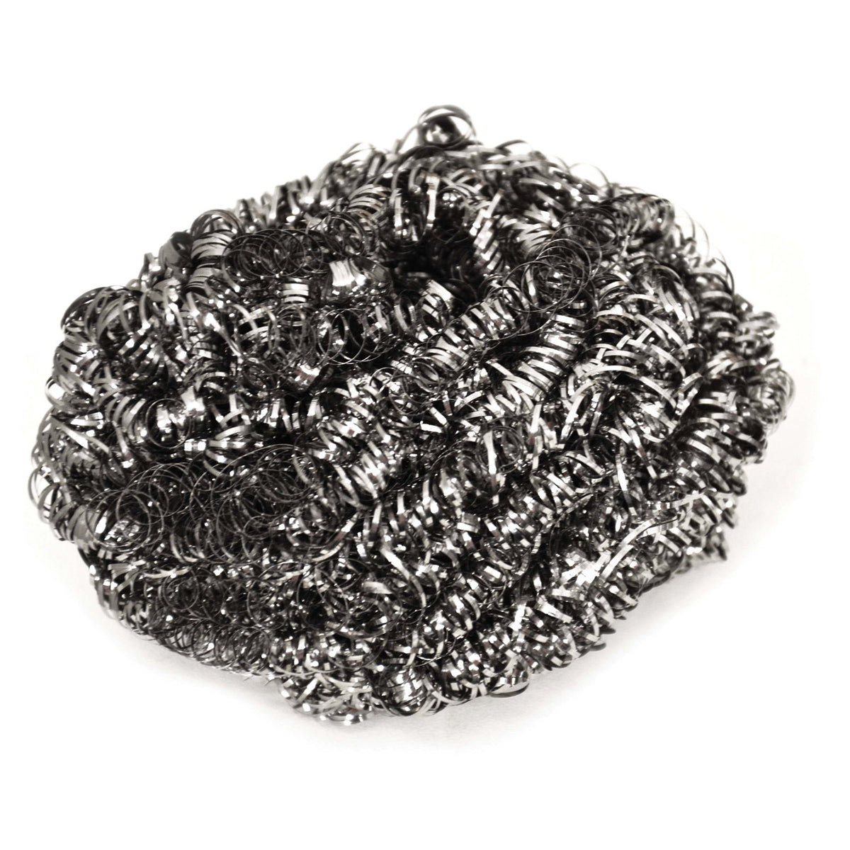 Omcan 10002 Scouring Pad - Stainless Steel Scrubber, Heavy Duty Cleaning Pad, 24/Pack