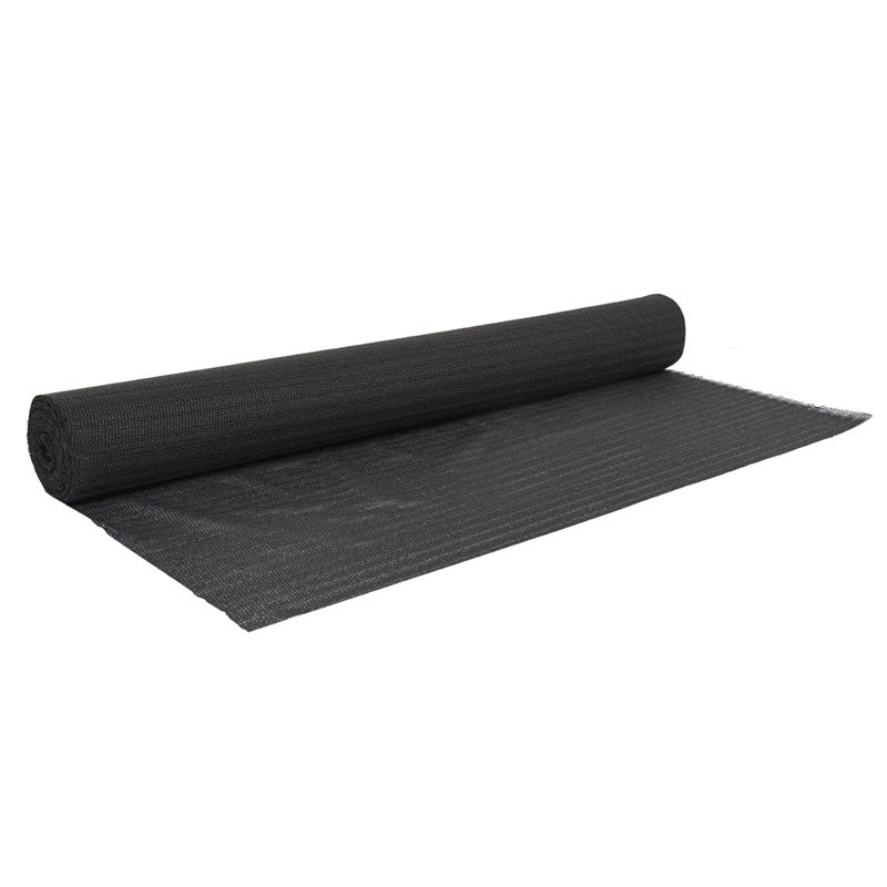 Omcan 10529 Non-Skid Black Bar Shelf Liner, 36" Width x 60 Ft Roll - 1/Roll