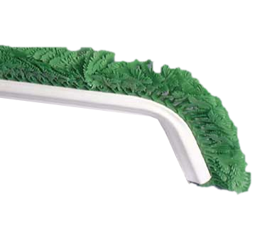 Omcan 10814 Curved Divider, 3" x 30" Green Parsley, Commercial Display Case Part