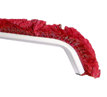 Omcan 10816 Curved Divider, 3" x 30" Red Parsley, Display Case Part, Heavy Duty Plastic