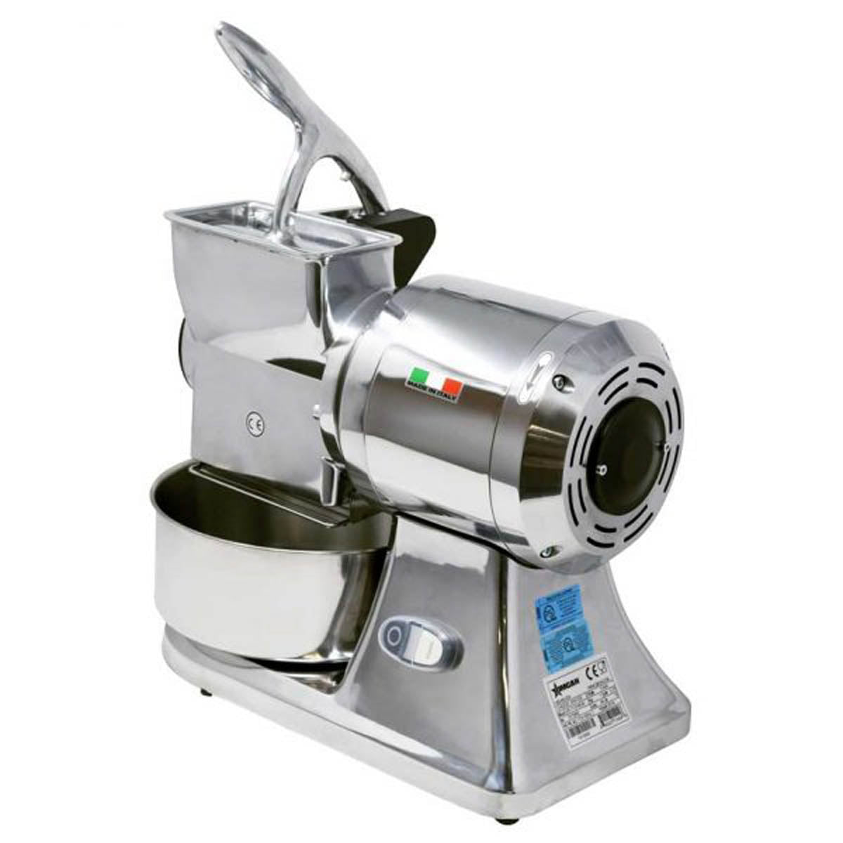 Omcan 11404 (Gr-It-0746-M) Cheese Grater, Countertop, Electric, Manual Feed | 15.4" Wide