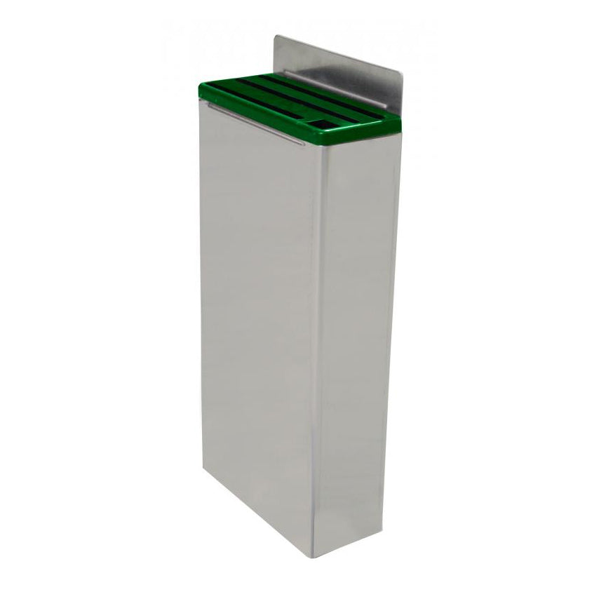Omcan 12916 Knife Rack - Holds 3 Knives + Sharpening Steel, Green Insert, Stainless, 4 Slots | stainless steel