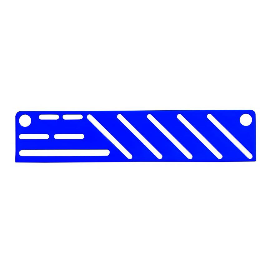 Omcan 12927 Blue Insert Kitchen Knife Rack, Wall-Mount, Fits 8-12″ Chef Knives