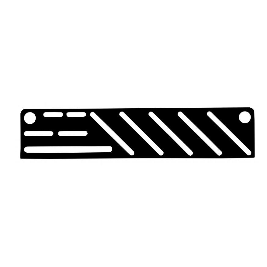 Omcan 12930 Black Insert for Knife Rack, Black, Fits 12" Slot, Snap-Fit Install