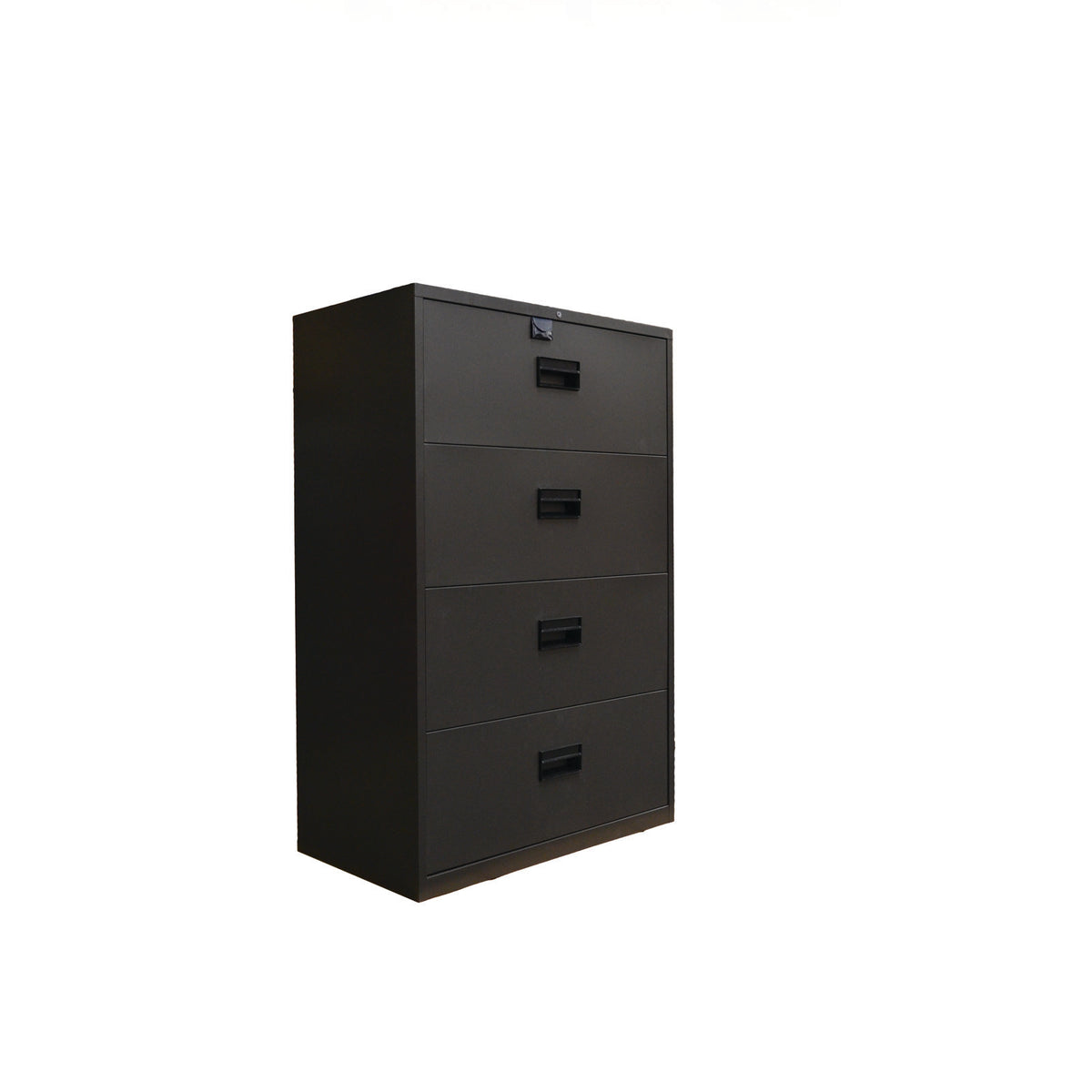 Omcan 13076 Lateral Filing Cabinet, 36" Charcoal Black, 4 Drawers
