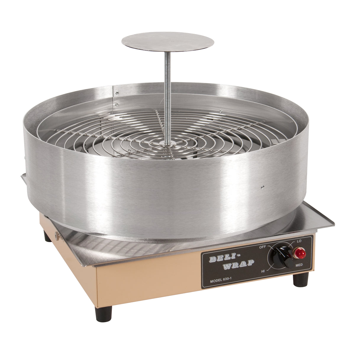 Omcan 13216 Countertop Pizza Shrink Wrapper, 10-12″ Pizza Capacity, Pedestal, 14″ Heat Shroud, 120V 1150W | 17" Wide