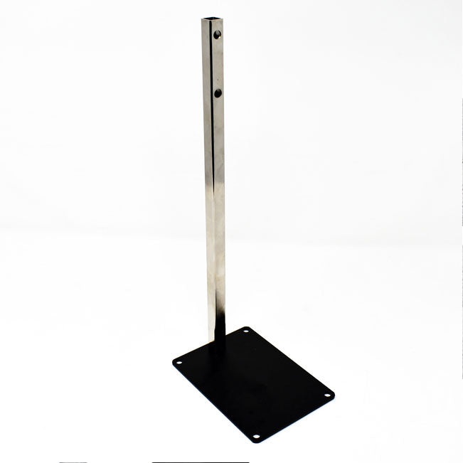 Omcan 13682 Counter Stand for TM80 Ticket Dispenser, Sturdy Steel Build, Matte Black