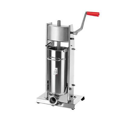 Omcan 13734 Elite Series Manual Vertical Sausage Stuffer, 11 lb Capacity, Stainless Steel, Gear Driven with Silicon Seal | 11 - 15 lb
