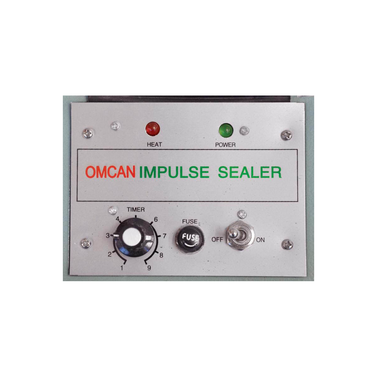 Omcan 14432 Impulse Bag Sealer, Automatic 14" Seal Bar, 2mm Seal Width, Foot Operated, 110V