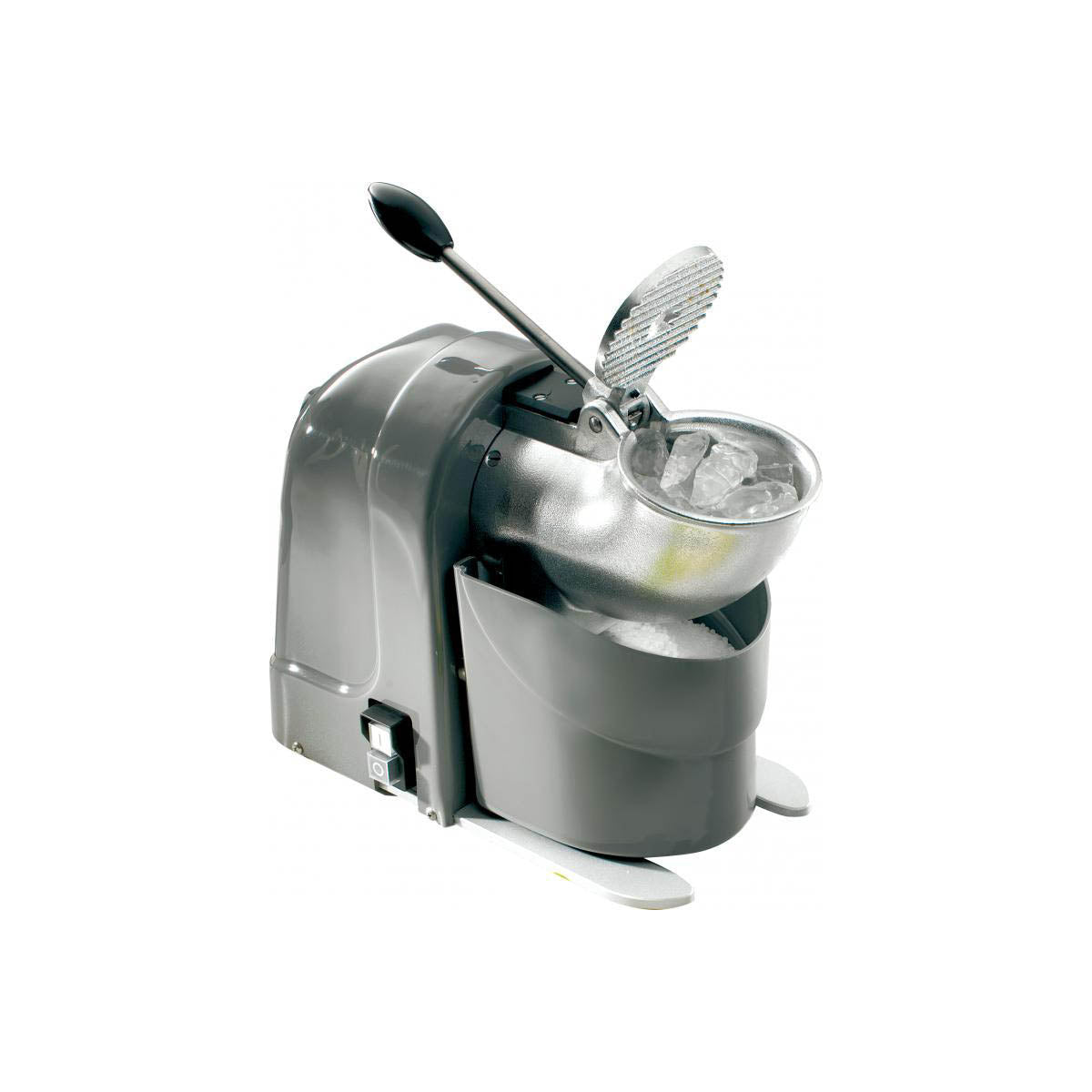 Omcan 17137 (Ic-It-0002) Ice Shaver, 2 Liter Bowl Capacity | stainless steel & aluminum