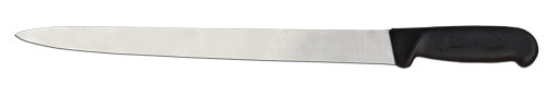 Omcan 17872 Loin Slicer Knife - 16" Stamped Blade, Black Plastic Handle, Precision Carving Tool