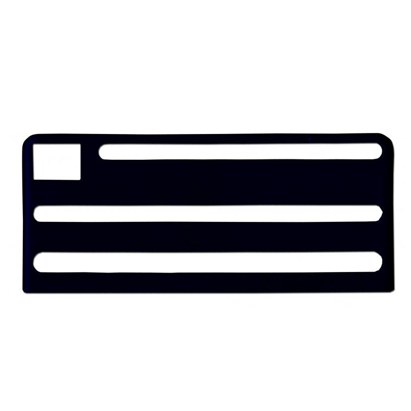 Omcan 17882 Kitchen Knife Rack Insert, Black Plastic, Fits Standard 8" Knife Block, Single Piece