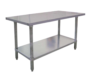 Omcan 22077 Stainless Steel Top 85" - 96" Work Table