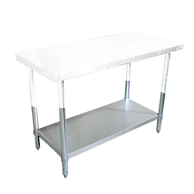 Omcan 22104 Undershelf Work Table | galvanized