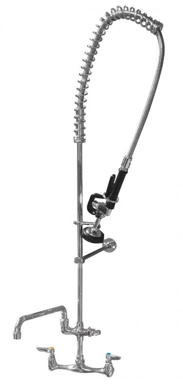 Omcan 22124 (22124) Pre-Rinse Assembly, with Add-On Faucet, Wall Mount