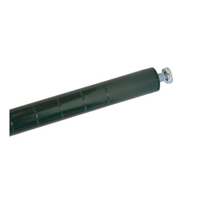 Omcan 23638 Post, 74" Lever, Green Epoxy Finish, NSF, Stationary Wire Shelving Post