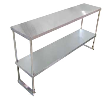 Omcan 23989 Table-Mounted Overshelf | stainless steel