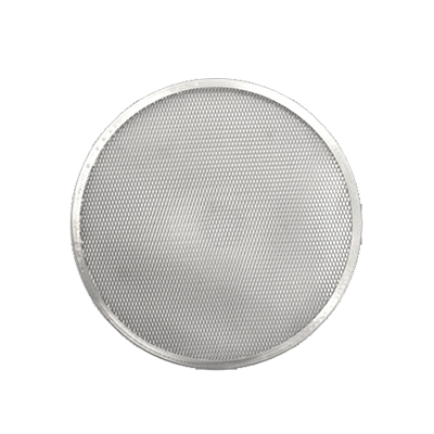 Omcan 27151 Pizza Screen - 14" Round Heavy-Duty Seamless Aluminum, Premium Baking Tool