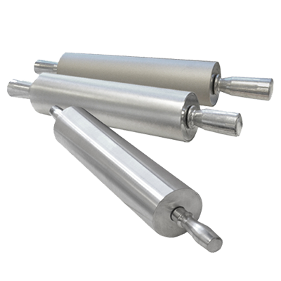 Omcan 27676 Rolling Pin - 13" Aluminum Baking Tool, Durable Construction, Perfect for Pastry