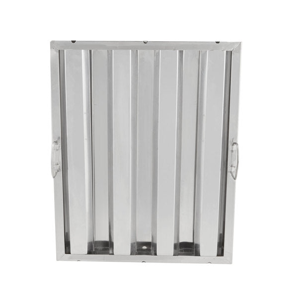 Omcan 34837 Stainless Steel Range Hood Filter, 20in H x 16in W x 2in Thick, Heavy-Duty Construction