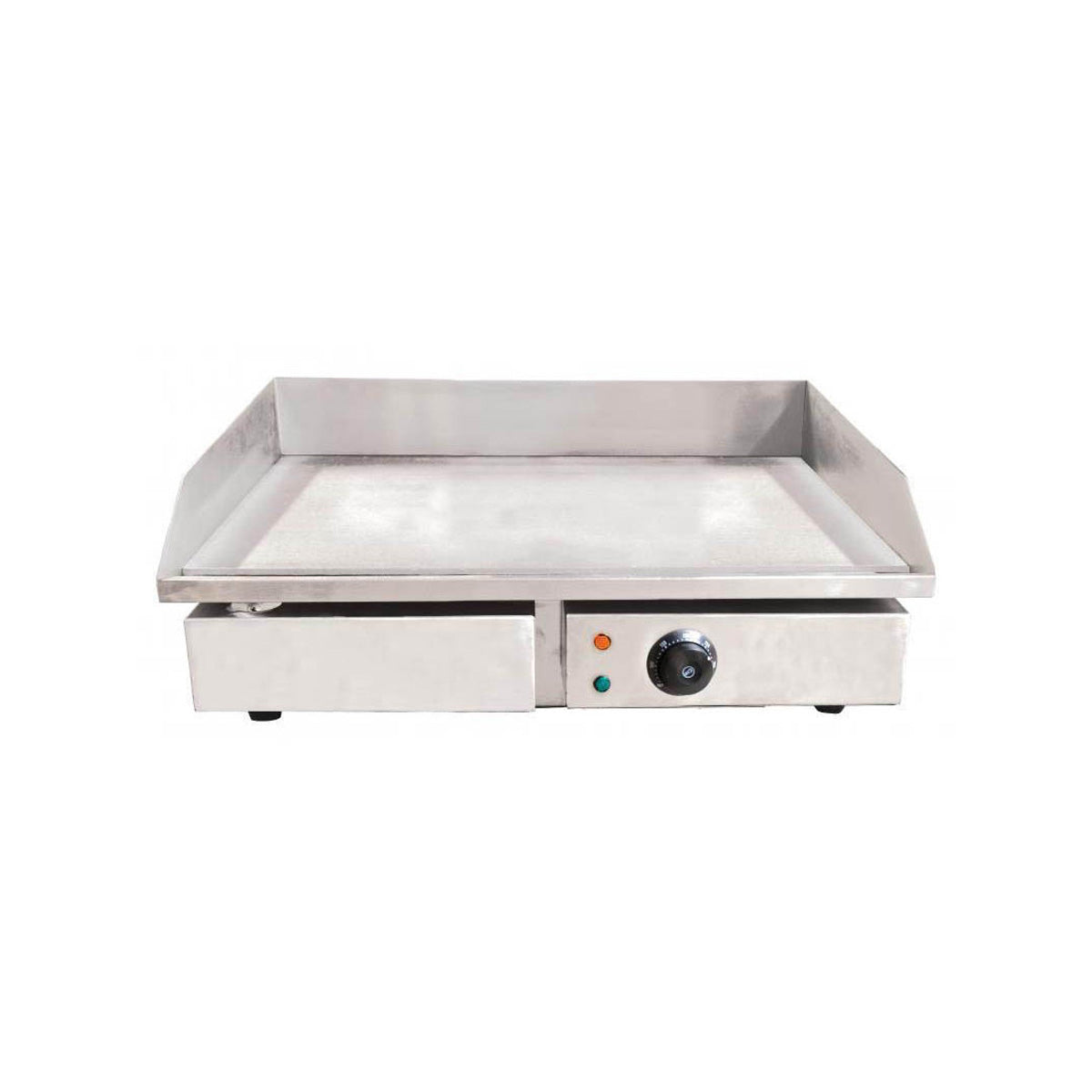 Omcan 34869 21" Countertop Electric Griddle with 21.75" x 13.75" Surface, Thermostatic Controls, 220v