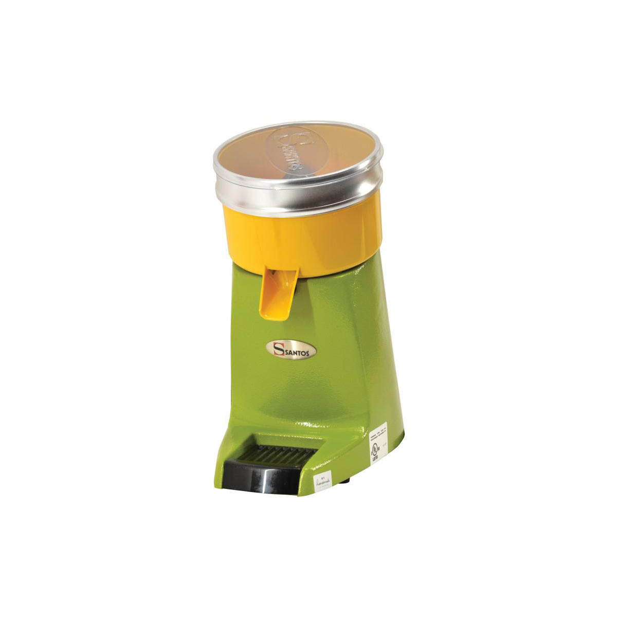 Omcan 39688 Santos Manuel Feed Citrus Juicer, 0.35 HP | stainless steel & aluminum