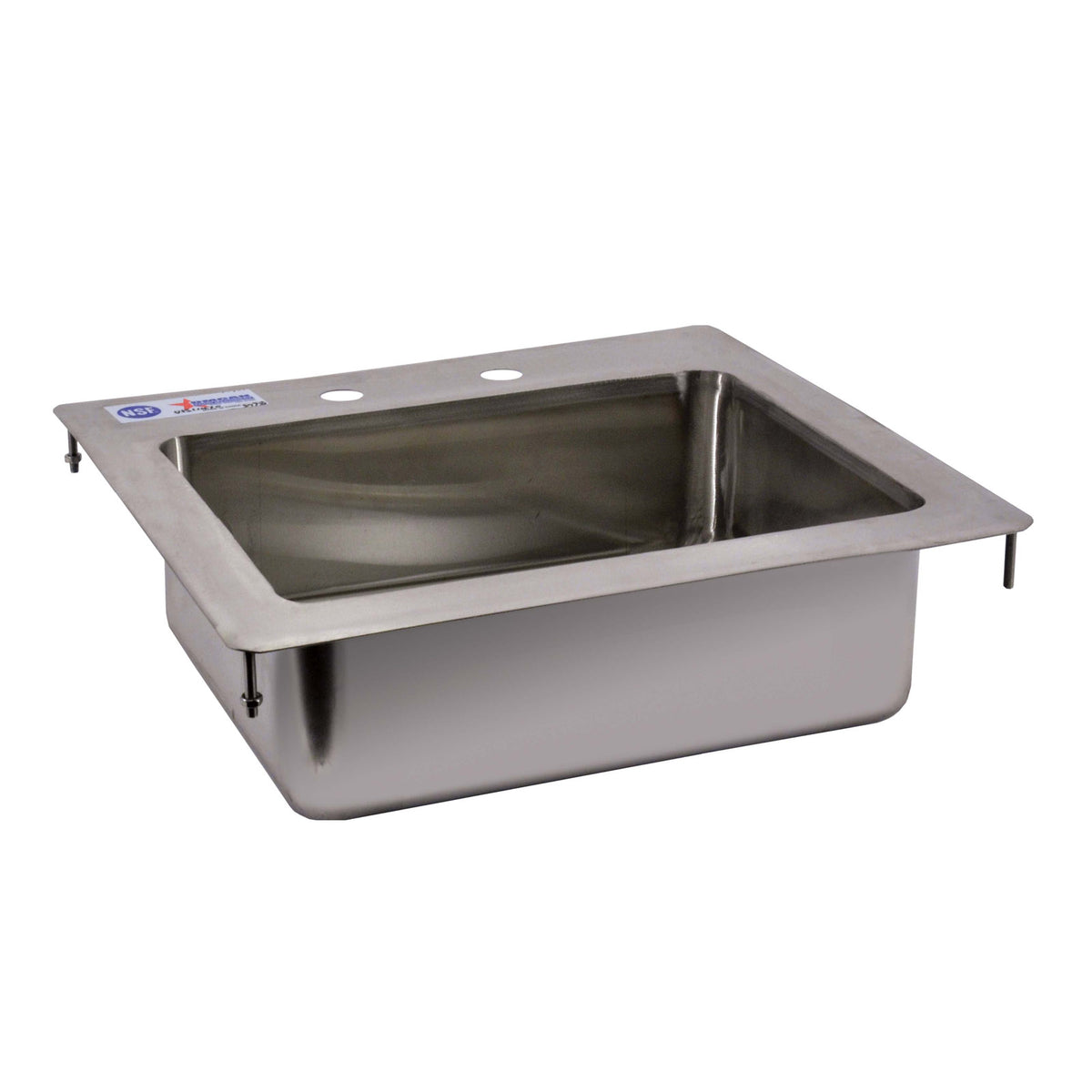 Omcan 39781 Drop-In Sink | 15" Wide