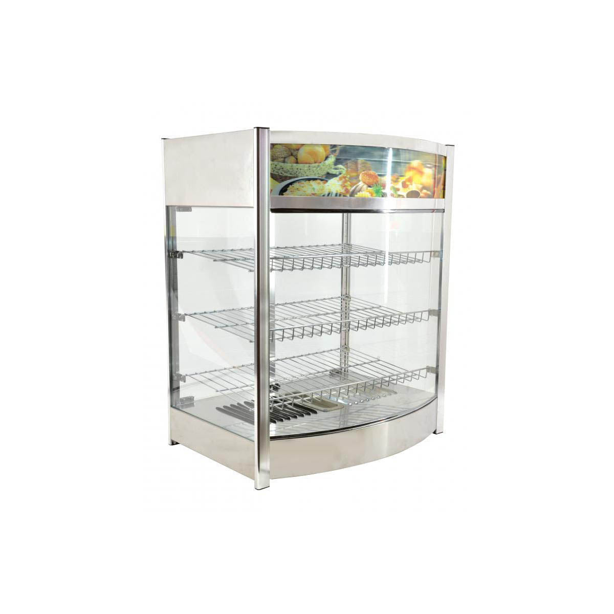 Omcan 40001 25" Countertop Heated Deli Display Case